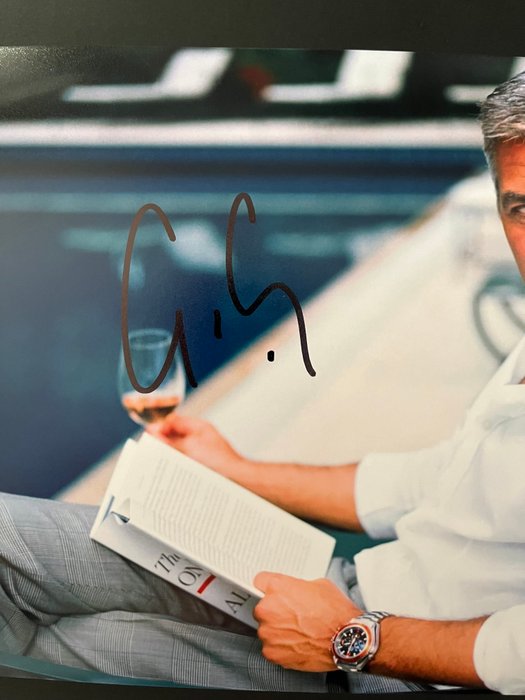 Ocean's Eleven, George Clooney - Signed in Person - with PSA/DNA Certificate - Autograph, photo - No Reserve!