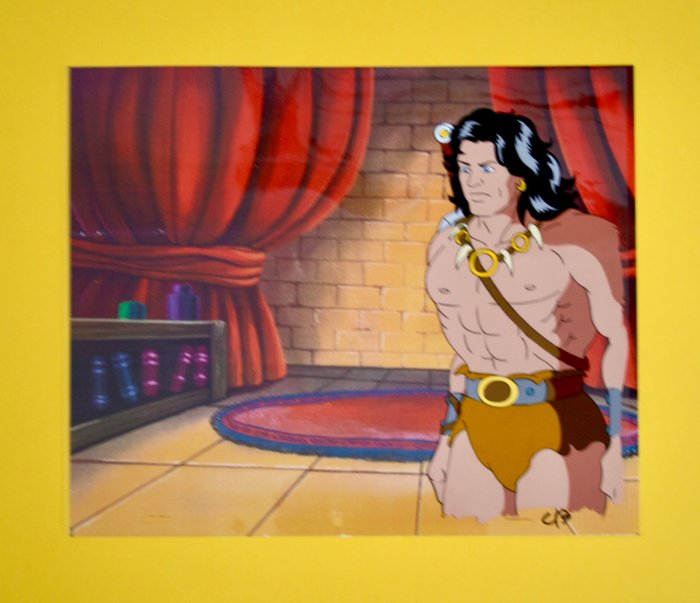 " CONAN - The Adventurer " Original Animation Cel - with COA - 1992