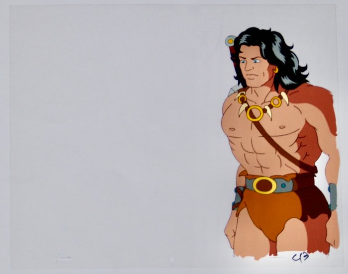 " CONAN - The Adventurer " Original Animation Cel - with COA - 1992