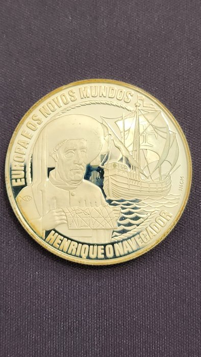 Portugal 25 Ecu 1991 Henrique O Navegador Proof  (Ingen mindstepris)