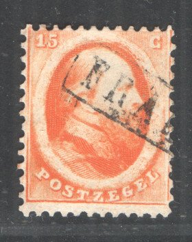 Holland 1864/1868 - 2. og 3. nummer - Kong Willem III - NVPH 4 t/m NVPH 12