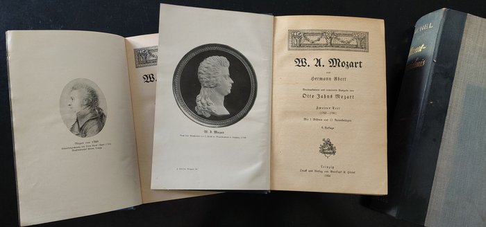 Herman Arbert/Otto Jahns Mozart/Dr. Ludwig Ritter von Köchel - Mozart I  II und Mozarts Koechelverzeichnis - 1923-1923