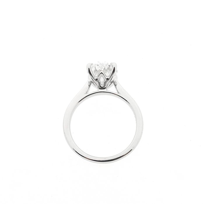 Ring - 18 kraat Hvidguld -  3.06ct. tw. Diamant (Laboratoriedyrket)