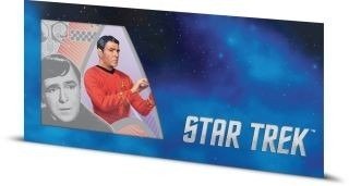 Niue 1 Dollar 2018 Star Trek - Scotty- Silberbanknote (999)  (Ingen mindstepris)