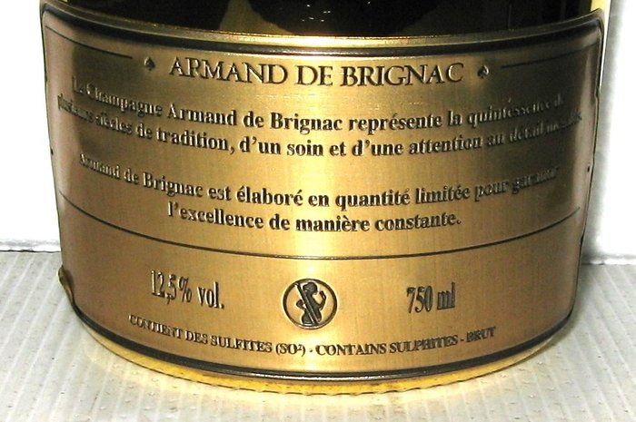 Armand de Brignac, Ace of Spades Gold - Champagne - 1 Flaske (0,75L)