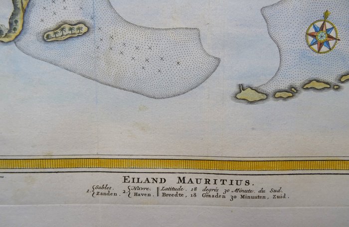 Afrika - Mauritius; Bellin / Van der Schley - Ile Maurice Nommee Depuis Ile De France / Eiland Mauritius - 1751-1760