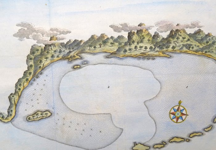 Afrika - Mauritius; Bellin / Van der Schley - Ile Maurice Nommee Depuis Ile De France / Eiland Mauritius - 1751-1760