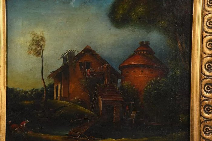 Jacques Weismann (1878–1942), Follower of - Rural Scene with Farmhouse - NO RESERVE