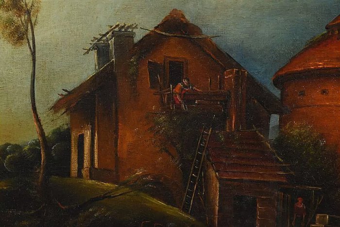 Jacques Weismann (1878–1942), Follower of - Rural Scene with Farmhouse - NO RESERVE