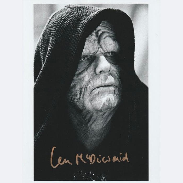 Star Wars - Signed by Ian McDiarmid (The Emperor Palpatine)