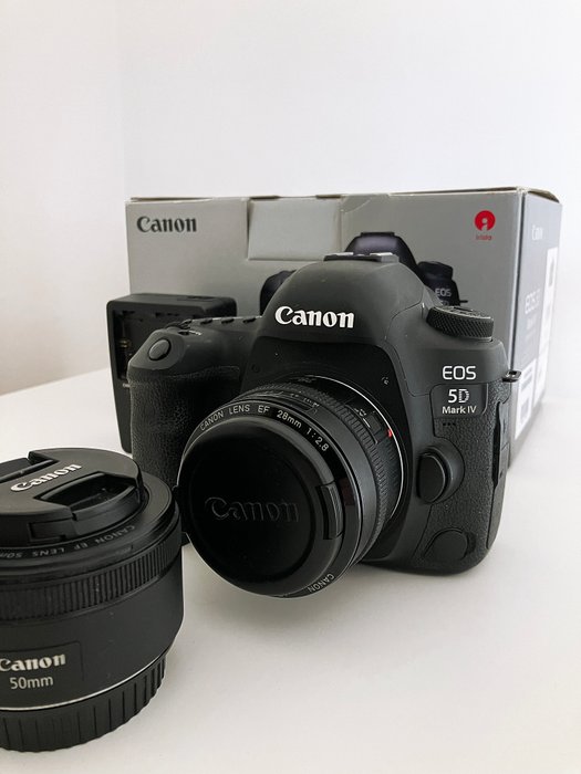 Canon EOS 5D MARK IV + EF 50mm 1:1.8 STM + EF 28mm 1: 2.8 Digitalkamera