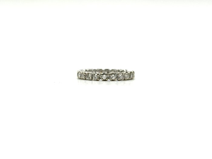 Ring - 18 kraat Hvidguld -  0.66ct. tw. Diamant (Natur)