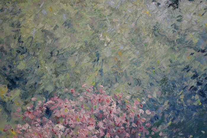 Chris van Dijk  (1952) Impressionist - " La Grâce du printemps"