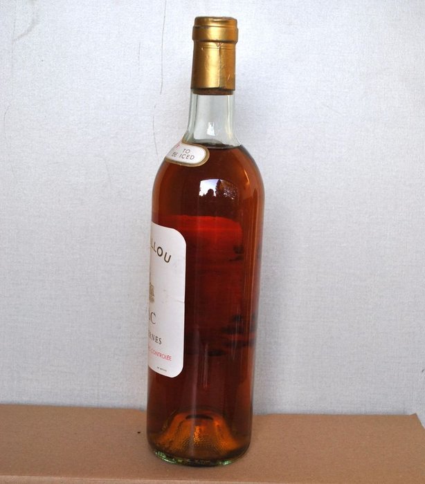 1975 Château Caillou "Crème de Tête" - Barsac, Sauternes 2ème Grand Cru Classé - 1 Flaske (0,75L)