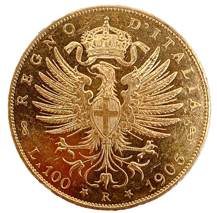 Italien. 100 Lire 1905 "Aquila Sabauda"