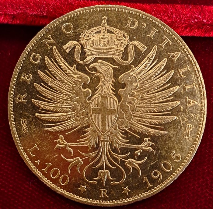 Italien. 100 Lire 1905 "Aquila Sabauda"