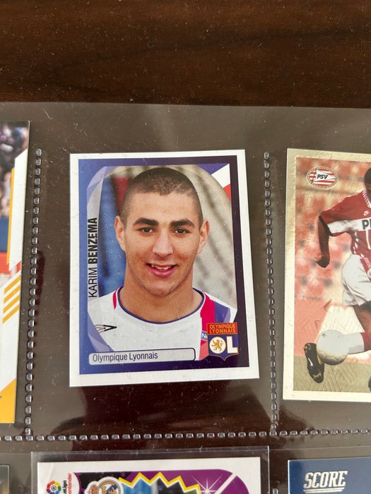 Panini - Big stars like Ronaldo/Benzema/Vinicius jr./Etc - 9 stickers/cards - Mixed collection