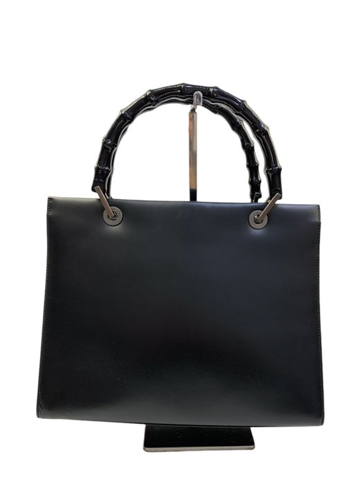 Gucci - Bamboo handle Black Leather - Håndtaske