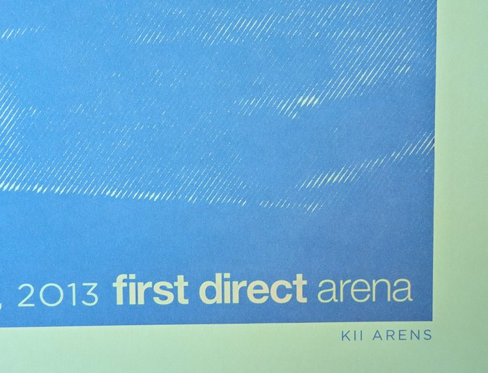 Kii Arens - Elton John Sept 2013 First Direct Arena, Leeds UK - Limited Gig Print