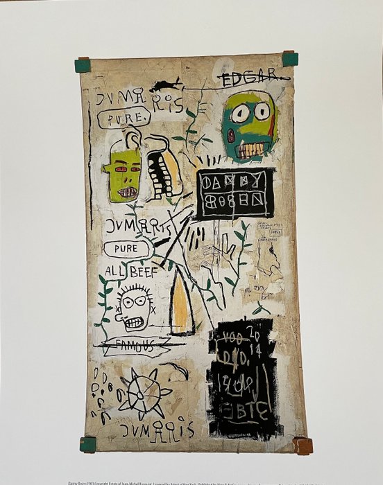 Jean-Michel Basquiat - after, (1960-1988), Danny Rosen,1983. copyright Estate of Jean- Michel Basquiat, licensed by