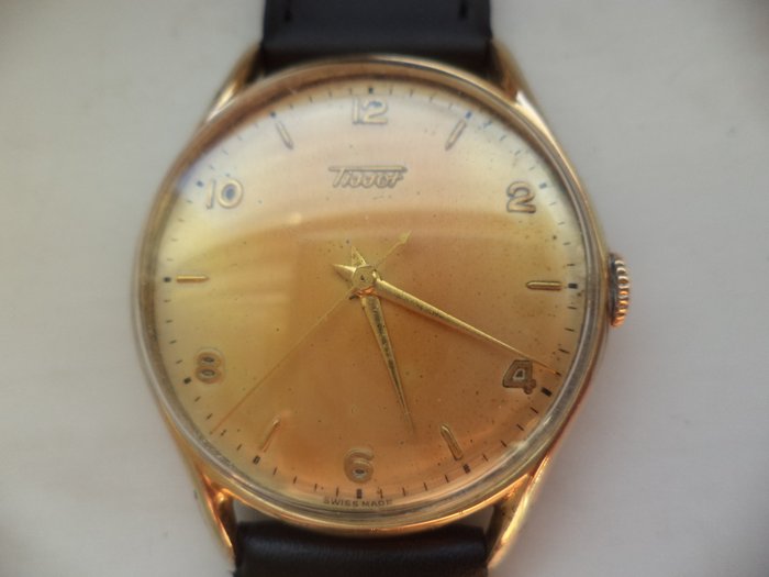 TISSOT vintage gold-plated - jumbo XXL - Ingen mindstepris - Mænd - 1950-1959