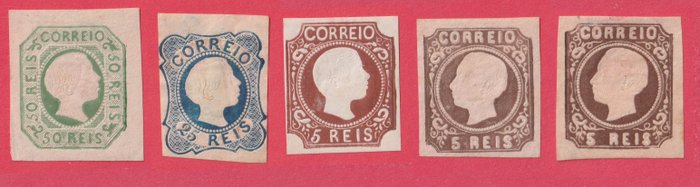 Portugal 1856/1862 - Selos D.Pedro V og D.Luis