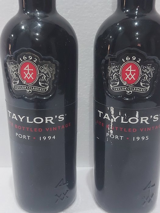 1994  1995 Taylor's - Douro Late Bottled Vintage Port - 2 Flasker (075 L)