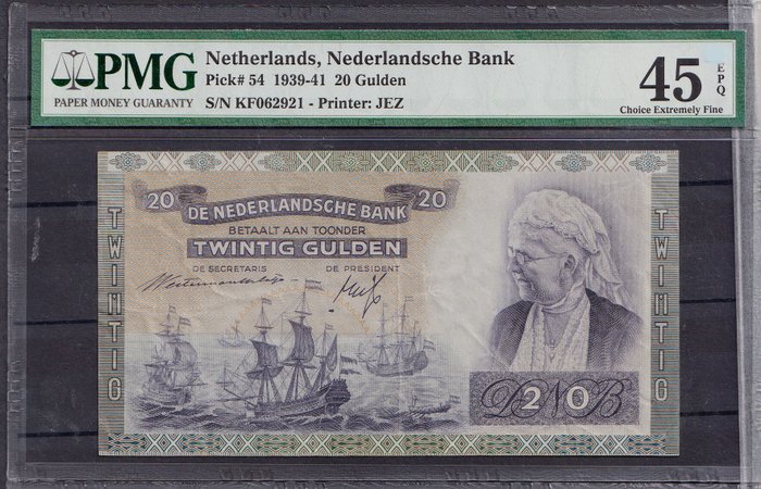 Holland - 20 Gulden 1941 - Pick 54  (Ingen mindstepris)