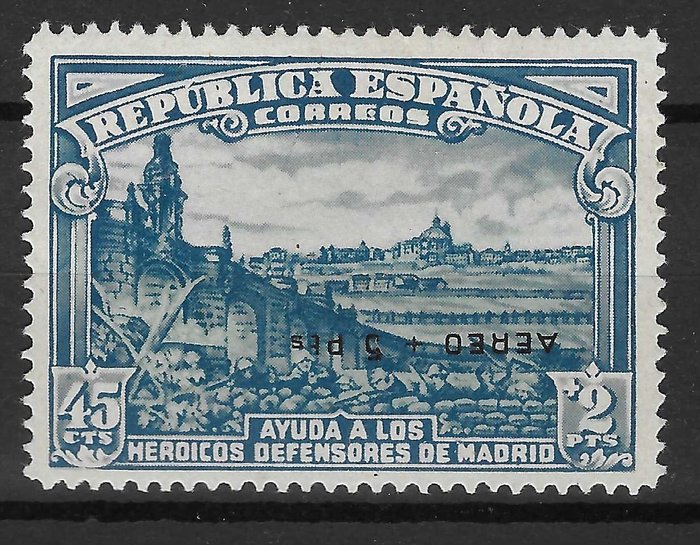 Spanien 1938 - Madrids forsvar - Edifil 759hi*