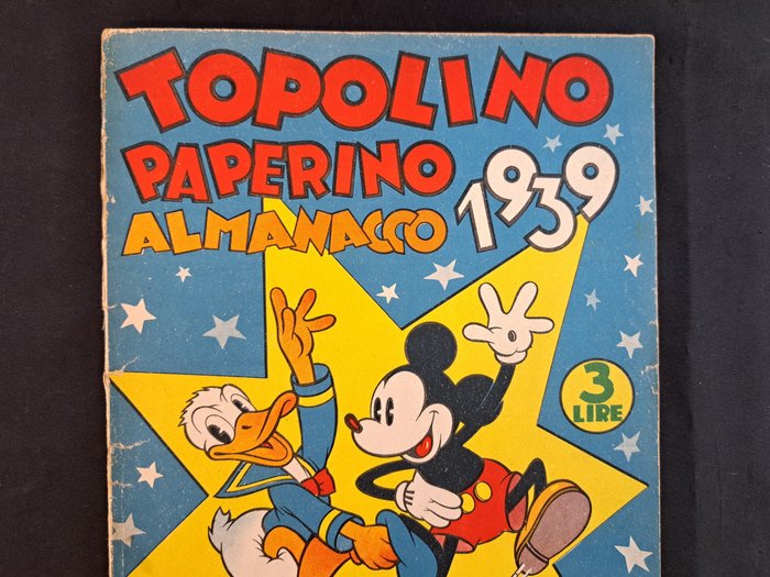 Topolino Paperino Almanacco 1939 - Completo del Castello degli Spaventi - 1 Comic - Første udgave - 1938