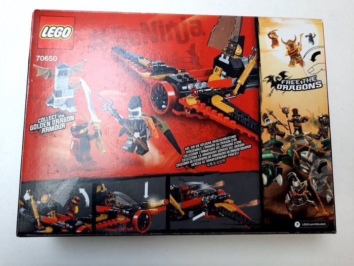 Lego - 70650+70829 - Destiny's Wing +2 Emmets en Lucy's Vlucht Buggy!