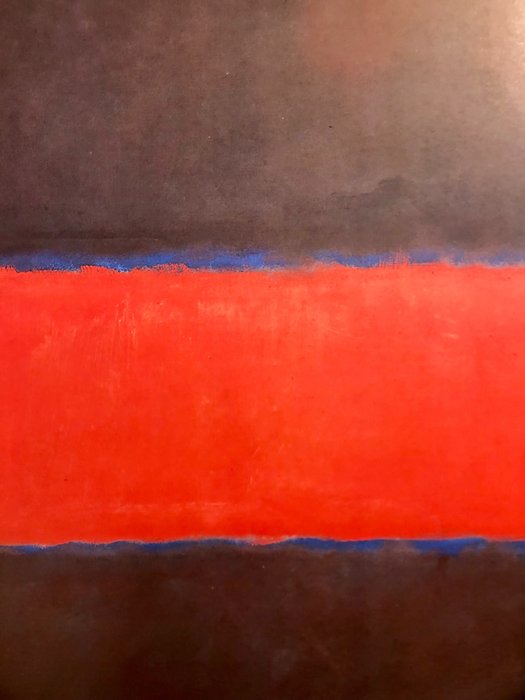 Mark Rothko (after) - "Maroon on Blue" - 1990‹erne