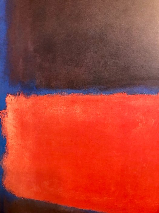 Mark Rothko (after) - "Maroon on Blue" - 1990‹erne