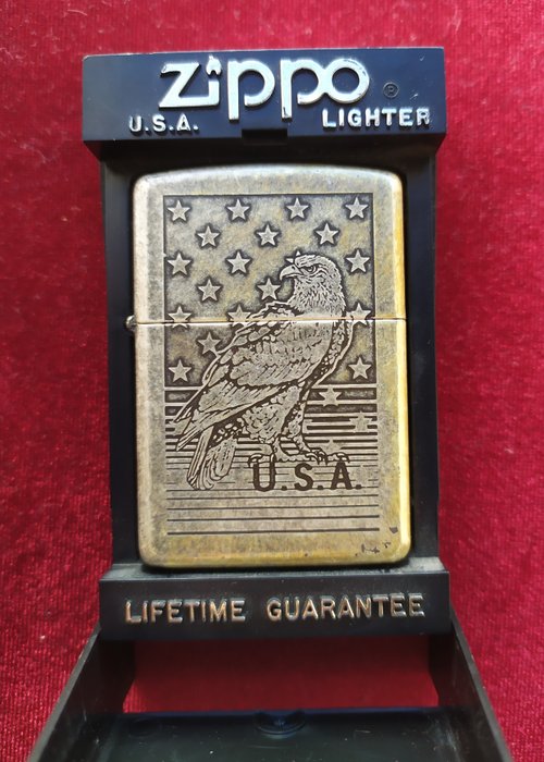 Zippo - 218 coast guard - Lighter - Forsølvet bronze