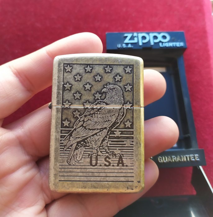 Zippo - 218 coast guard - Lighter - Forsølvet bronze