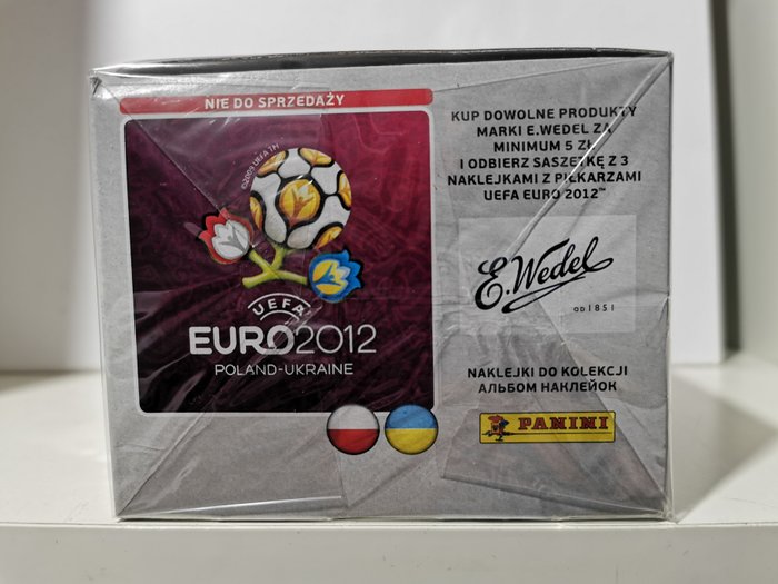 Panini - Euro 2012 - Ultra rare E. Wedel edition - 180 packs edition Box