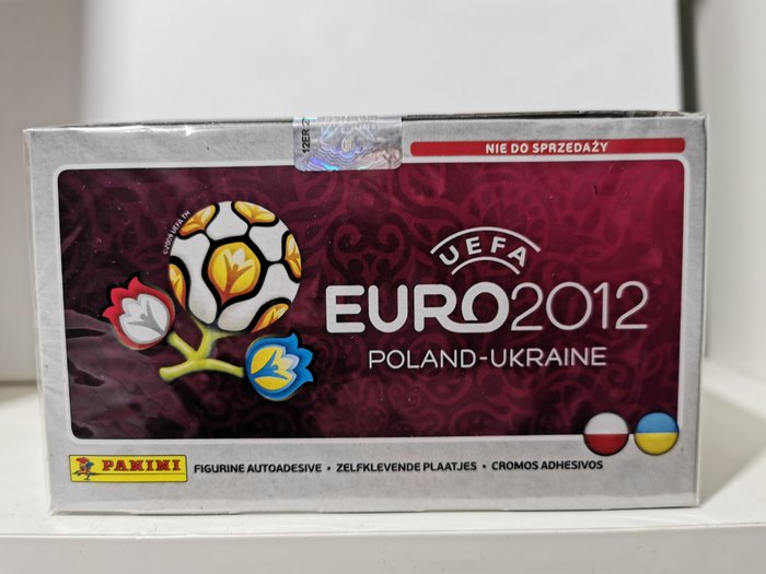 Panini - Euro 2012 - Ultra rare E. Wedel edition - 180 packs edition Box