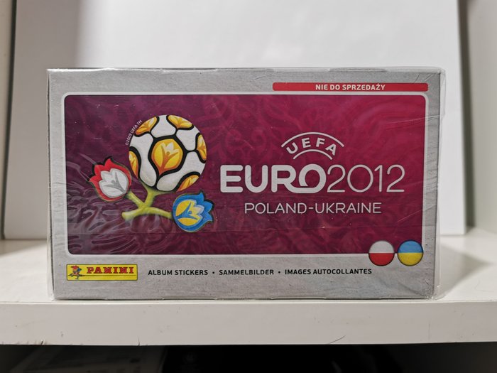 Panini - Euro 2012 - Ultra rare E. Wedel edition - 180 packs edition Box