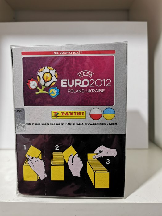 Panini - Euro 2012 - Ultra rare E. Wedel edition - 180 packs edition Box