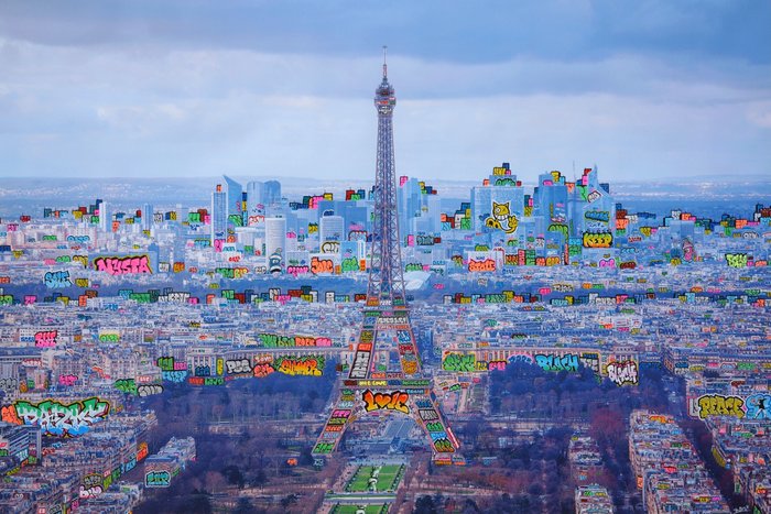 Maxime Blachere - Paris Panoramique bleu