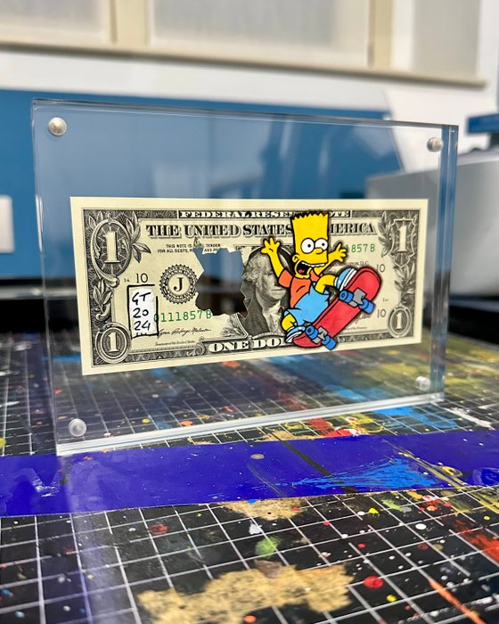 Tiziano Gagliardo - Bart Simpsons - Through the dollar