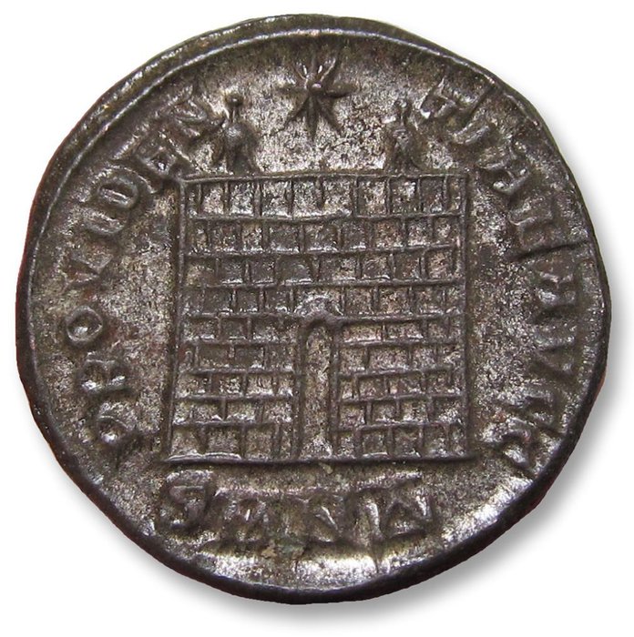 Romarriket Constantine I (AD 306-337) Follis Nicomedia mint 4th officina 328-329 AD - mintmark SMNΔ - Ex CNG 2011