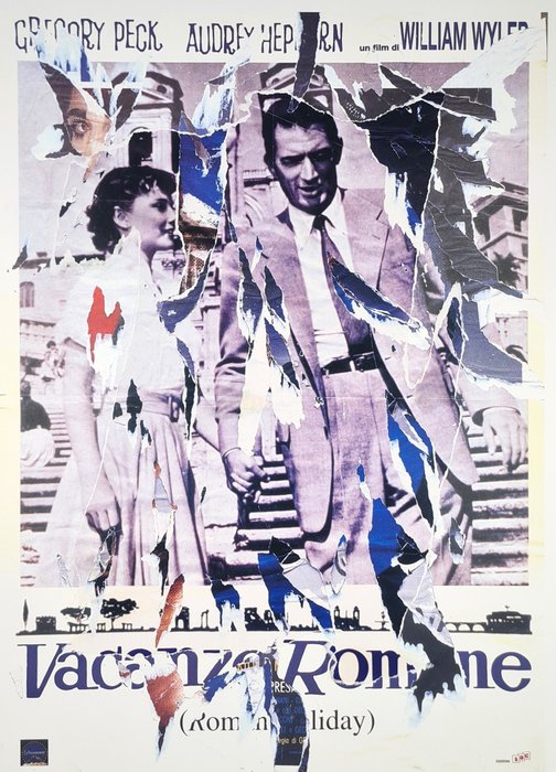 Mimmo Rotella (1918-2006) - Vacanze Romane (Roman Holiday)