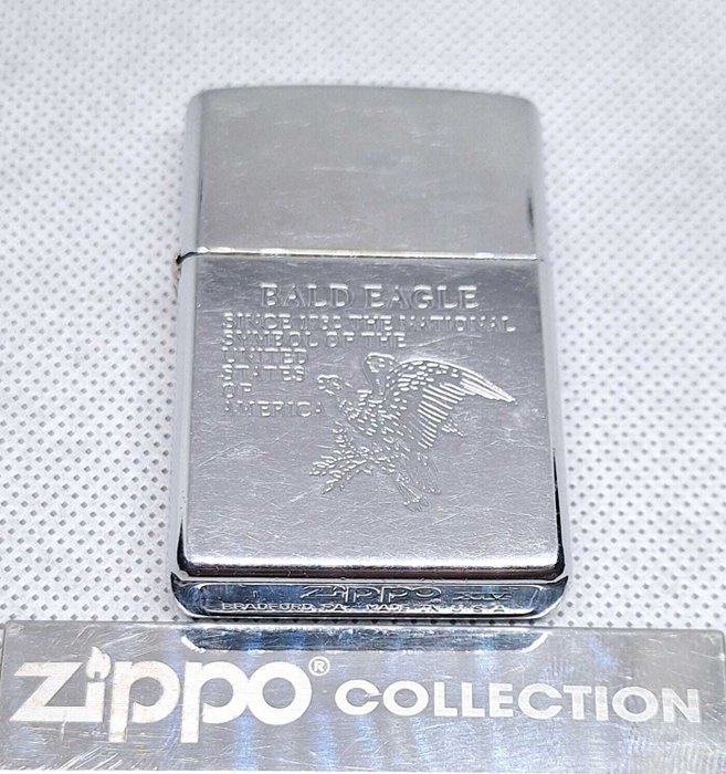 Zippo, Bald Eagle Año 1998 Mes Septiembre - Lighter - Stål