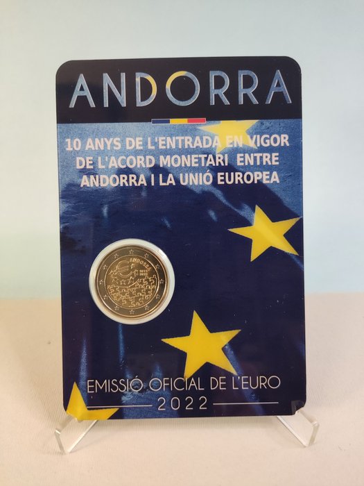 Andorra. 2 Euro 2022 (2 coincards)  (Ingen mindstepris)