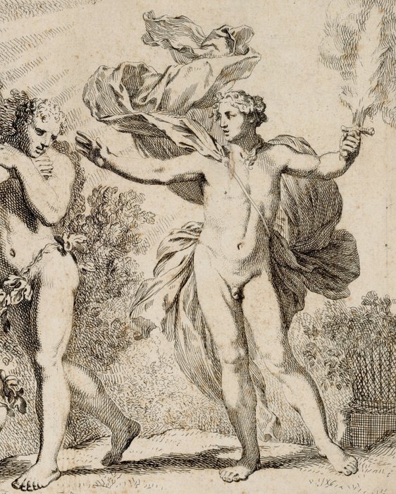 Gérard de Lairesse (1641-1711) - Adam and Eve expelled from Paradise - Rare