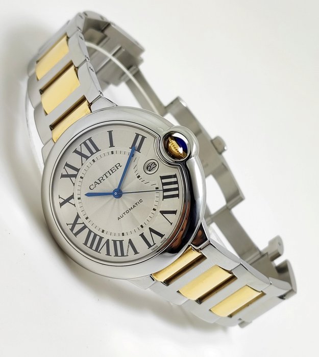 Cartier - Ballon Bleu 42 Gold/Steel - W69009Z3 - Mænd - 2011-nu