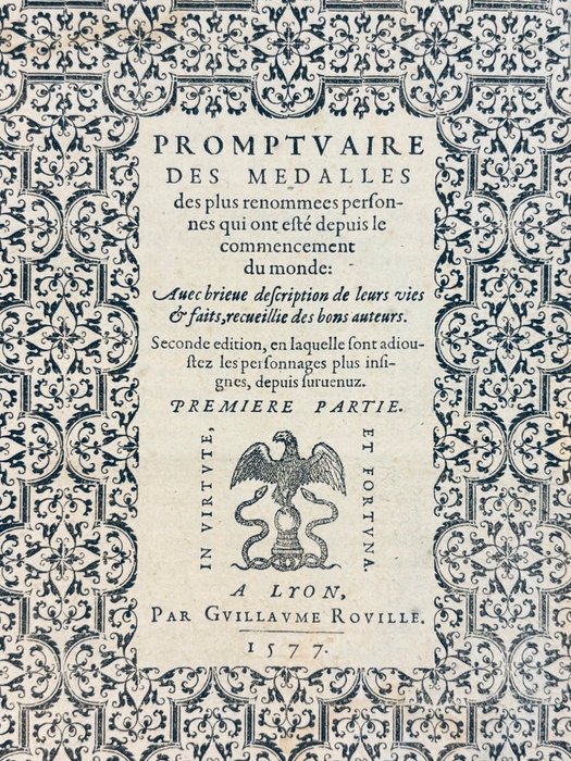 Guillaume Rouille - Discours de la religion des anciens Romains, de la castrametation et discipline militaire. Bains - 1577