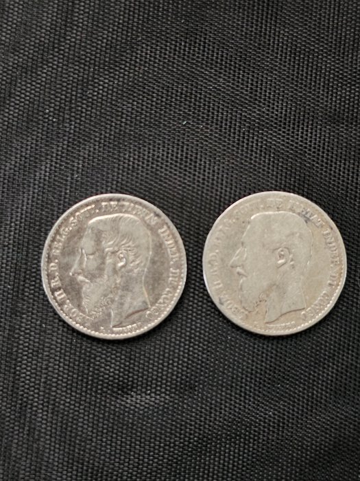 Belgien. 50 Cents 1887 / 1891  (Ingen mindstepris)