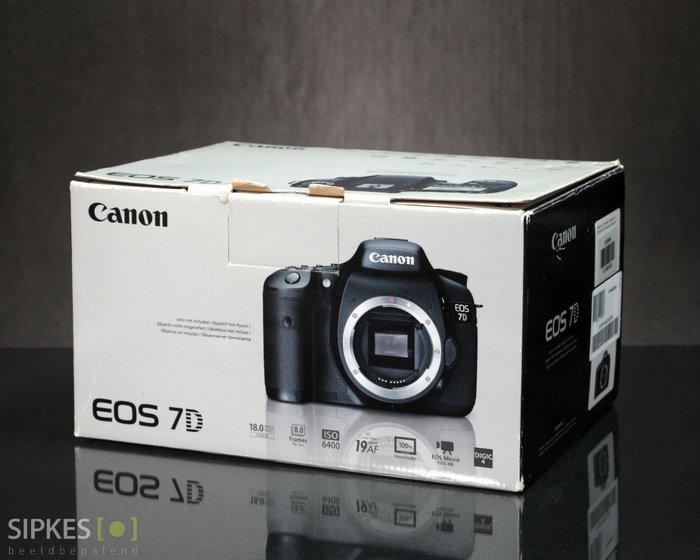 Canon EOS 7D body met doos Digitalt refleks kamera (DSLR)